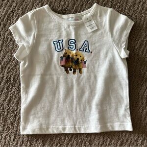 Girls USA Tee